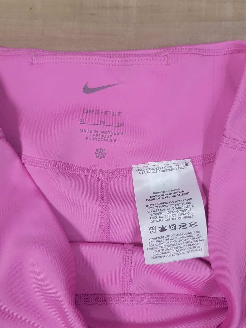 Nike Pink Dri-FIT Workout Leggings